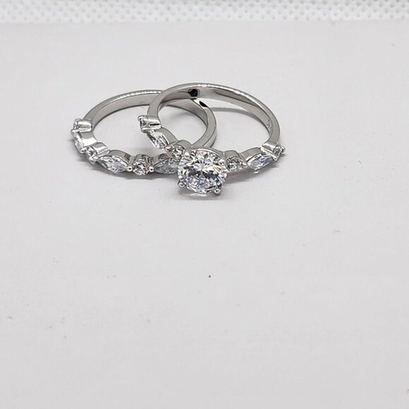 Brand New Sterling Silver 925 2pcs Multi Gemstone Ring - Picture 5 of 5